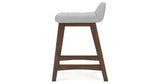 Lyncott Light Gray/Brown Counter Height Barstool, Set of 2 from Ashley - Luna Furniture