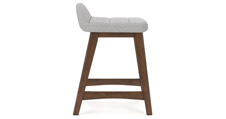 Lyncott Light Gray/Brown Counter Height Barstool, Set of 2 from Ashley Furniture - Luna Furniture