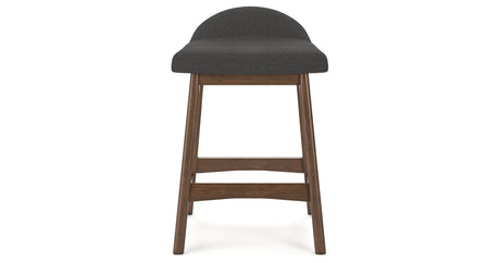 Lyncott Charcoal/Brown Counter Height Barstool, Set of 2 from Ashley - Luna Furniture