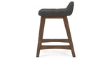 Lyncott Charcoal/Brown Counter Height Barstool, Set of 2 from Ashley Furniture - Luna Furniture