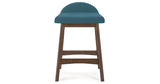 Lyncott Blue/Brown Counter Height Barstool, Set of 2 from Ashley Furniture - Luna Furniture