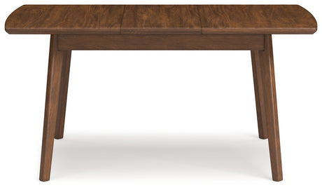 Lyncott Blue/Brown Extension Dining Table and 4 Chairs from Ashley Furniture - Luna Furniture