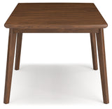 Lyncott Blue/Brown Extension Dining Table and 4 Chairs from Ashley - Luna Furniture