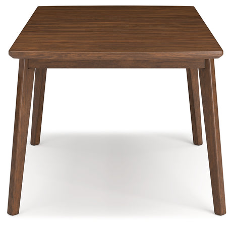 Lyncott Blue/Brown Extension Dining Table and 4 Chairs from Ashley Furniture - Luna Furniture