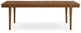 Lyncott Gray/Brown Extension Dining Table and 6 Chairs from Ashley Furniture - Luna Furniture