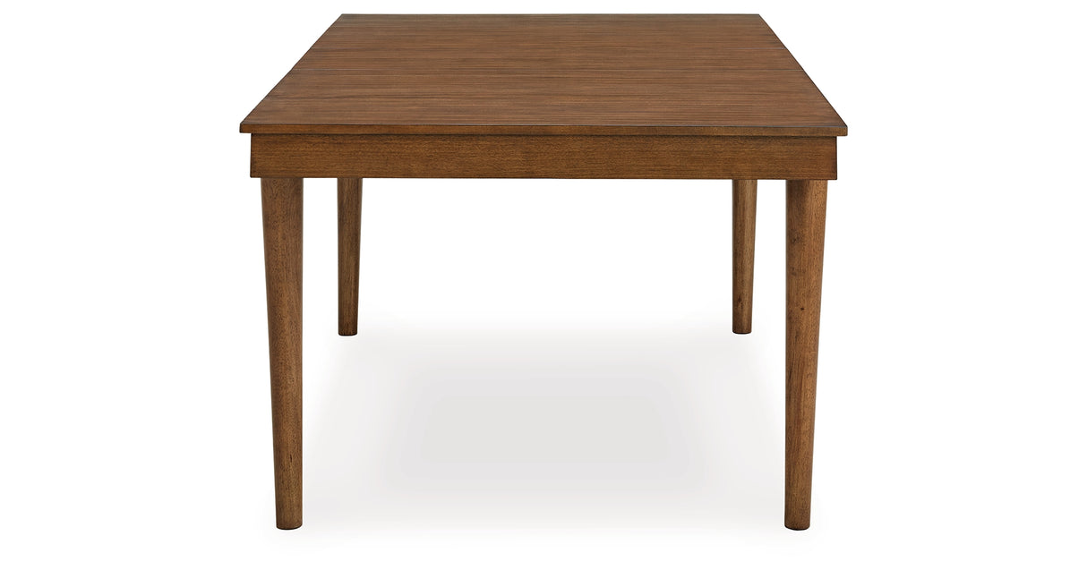 Lyncott Gray/Brown Extension Dining Table and 6 Chairs from Ashley Furniture - Luna Furniture