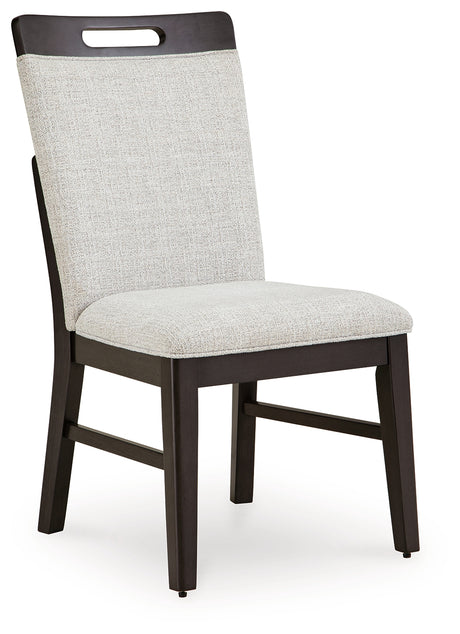Neymorton Dark Grayish Brown Dining Table and 4 Chairs from Ashley - Luna Furniture