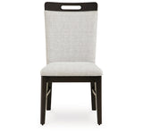 Neymorton Dark Grayish Brown Dining Table and 10 Chairs from Ashley - Luna Furniture