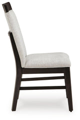 Neymorton Dark Grayish Brown Dining Table and 4 Chairs from Ashley - Luna Furniture