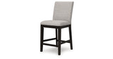 Neymorton Dark Grayish Brown Counter Height Table and 4 Barstools from Ashley Furniture - Luna Furniture