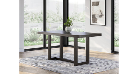 Neymorton Dark Grayish Brown Counter Height Table from Ashley - Luna Furniture