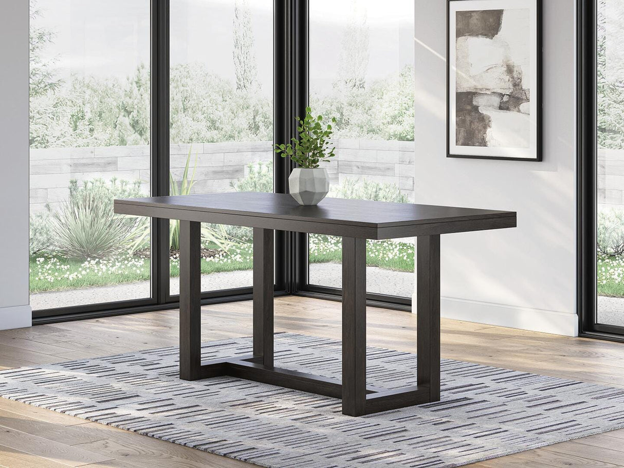 Neymorton Dark Grayish Brown Counter Height Table from Ashley - Luna Furniture