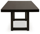 Neymorton Dining Table and 10 Chairs in Dark Grayish Brown from Ashley Furniture - Luna Furniture