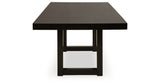 Neymorton Dark Grayish Brown Dining Table and 10 Chairs from Ashley - Luna Furniture