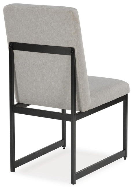 Tomtyn Dining Table and 8 Chairs in Light Brown from Ashley Furniture - Luna Furniture