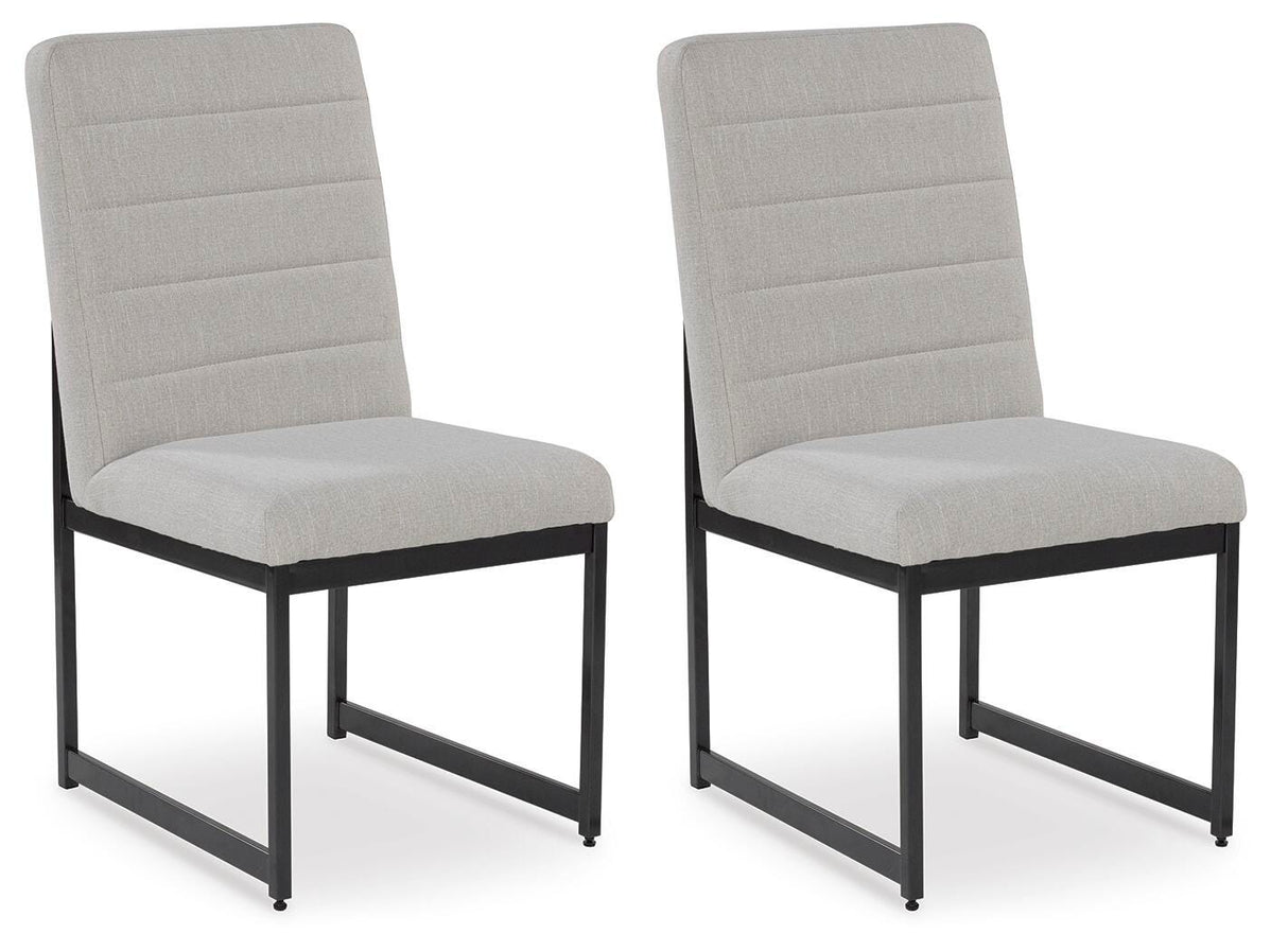Tomtyn Dining Table and 6 Chairs in Light Brown from Ashley Furniture - Luna Furniture