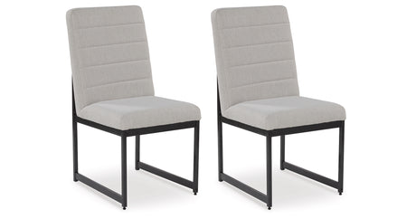 Tomtyn Dining Table and 8 Chairs in Light Brown from Ashley Furniture - Luna Furniture