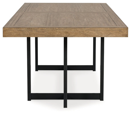Tomtyn Dining Table and 6 Chairs in Light Brown from Ashley - Luna Furniture