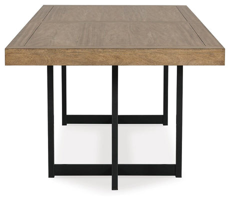 Tomtyn Dining Table and 6 Chairs in Light Brown from Ashley - Luna Furniture