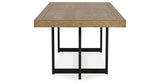 Tomtyn Light Brown Dining Extension Table from Ashley Furniture - Luna Furniture