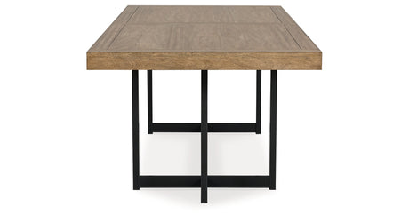 Tomtyn Light Brown Dining Extension Table from Ashley - Luna Furniture