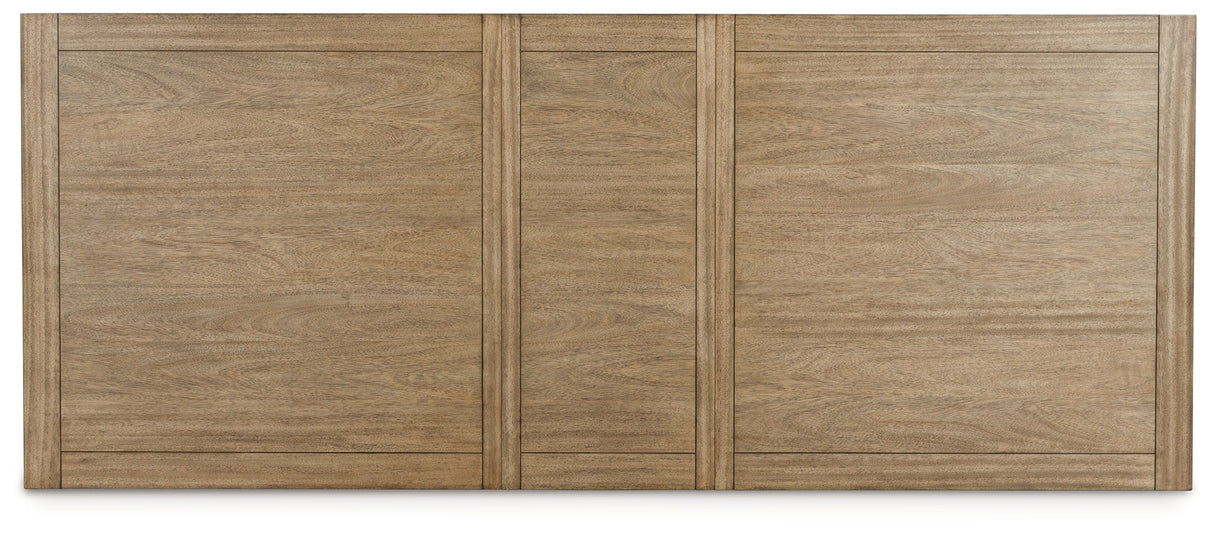 Tomtyn Dining Table and 8 Chairs in Light Brown from Ashley Furniture - Luna Furniture