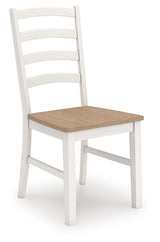 Purlaney Two Tone Extension Dining Table and 4 Chairs from Ashley Furniture - Luna Furniture