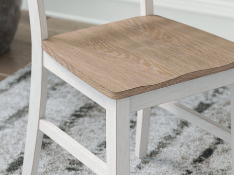 Purlaney Two Tone Extension Dining Table and 4 Chairs from Ashley Furniture - Luna Furniture