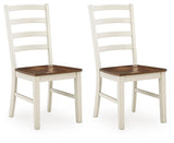 Brinfern Brown/Antique White, Set of 2 from Ashley - Luna Furniture