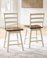 Brinfern Brown/Antique White, Set of 2 from Ashley - Luna Furniture