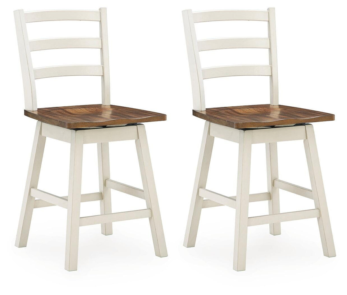 Brinfern Brown/Antique White, Set of 2 from Ashley - Luna Furniture