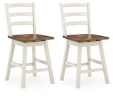 Brinfern Brown/Antique White, Set of 2 from Ashley - Luna Furniture