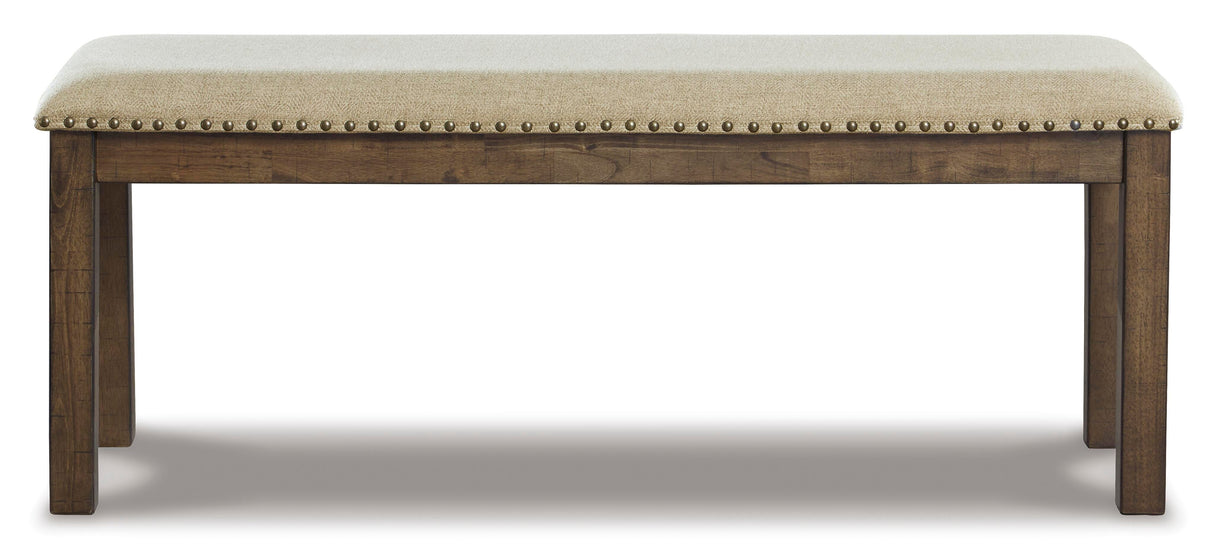 Moriville Grayish Brown Dining Bench from Ashley - Luna Furniture