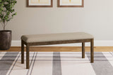 Moriville Grayish Brown Dining Bench from Ashley - Luna Furniture