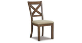 Moriville Grayish Brown Dining Table and 4 Chairs with Server from Ashley Furniture - Luna Furniture