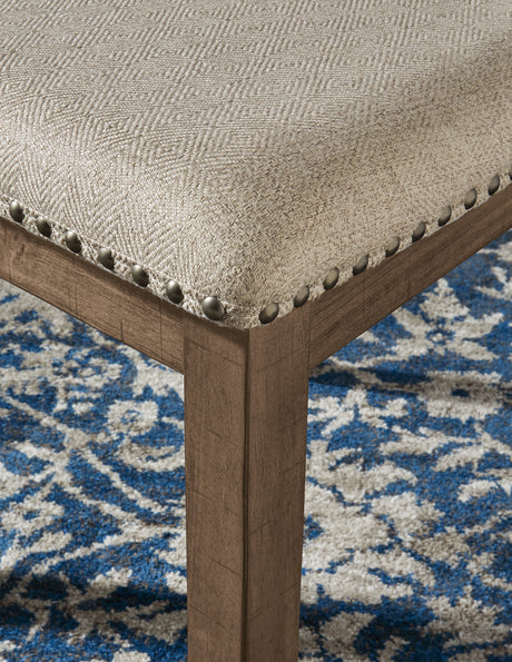 Moriville Grayish Brown Dining Chair, Set of 2 from Ashley - Luna Furniture