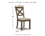 Moriville Grayish Brown Counter Height Dining Table, 4 Barstools and Server from Ashley - Luna Furniture
