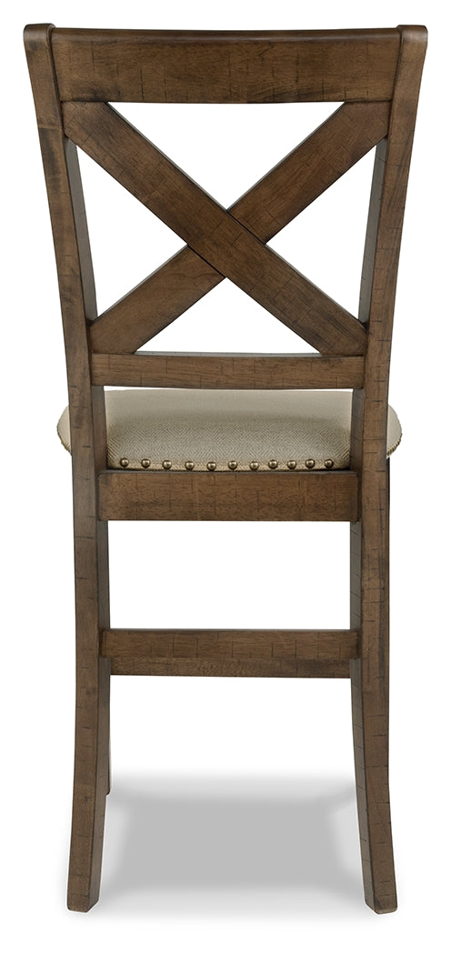 Moriville 2-Piece Bar Stool in Beige from Ashley Furniture - Luna Furniture