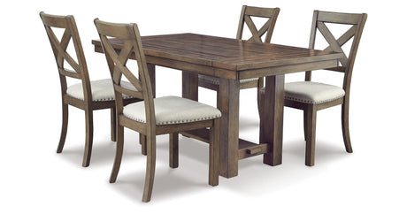 Moriville Grayish Brown Dining Extension Table from Ashley - Luna Furniture