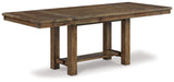 Moriville Grayish Brown Dining Extension Table from Ashley - Luna Furniture