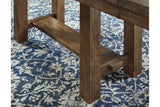 Moriville Grayish Brown Dining Table and 4 Chairs from Ashley Furniture - Luna Furniture