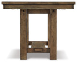 Moriville Grayish Brown Extendable Dining Set from Ashley Furniture - Luna Furniture