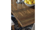 Moriville Grayish Brown Dining Table and 4 Chairs from Ashley Furniture - Luna Furniture