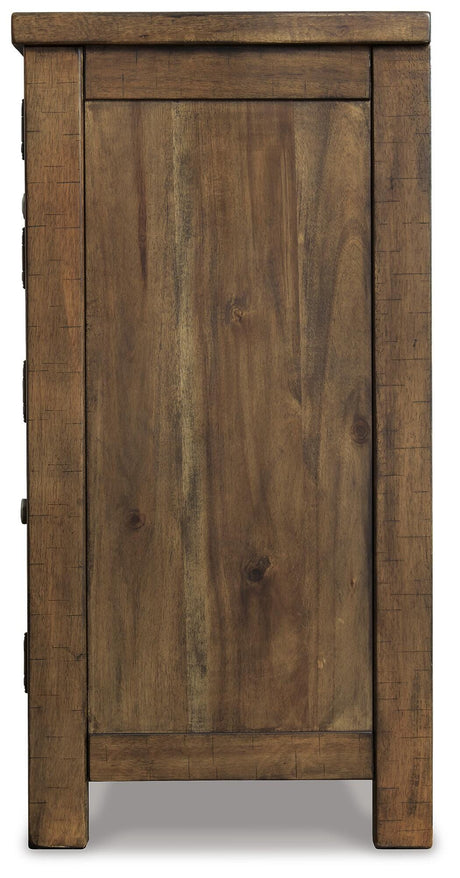 Moriville Grayish Brown Dining Server from Ashley Furniture - Luna Furniture