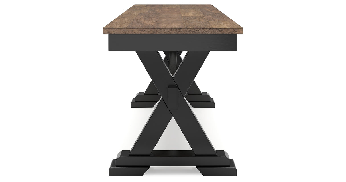 Wildenauer Brown/Black 50" Dining Bench from Ashley - Luna Furniture