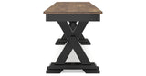 Wildenauer Brown/Black 50" Dining Bench from Ashley - Luna Furniture