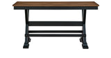 Wildenauer Brown/Black 48" Counter Height Bench from Ashley Furniture - Luna Furniture
