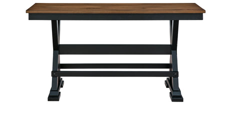 Wildenauer Brown/Black 48" Counter Height Bench from Ashley - Luna Furniture