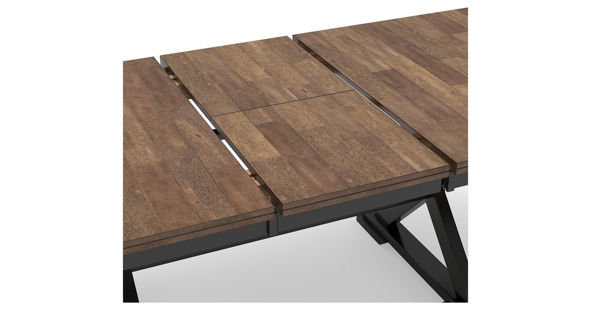 Wildenauer Brown/Black Dining Extension Table from Ashley - Luna Furniture