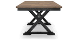 Wildenauer Brown/Black Dining Extension Table from Ashley - Luna Furniture